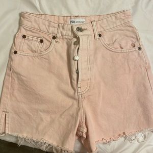 Zara pink shorts